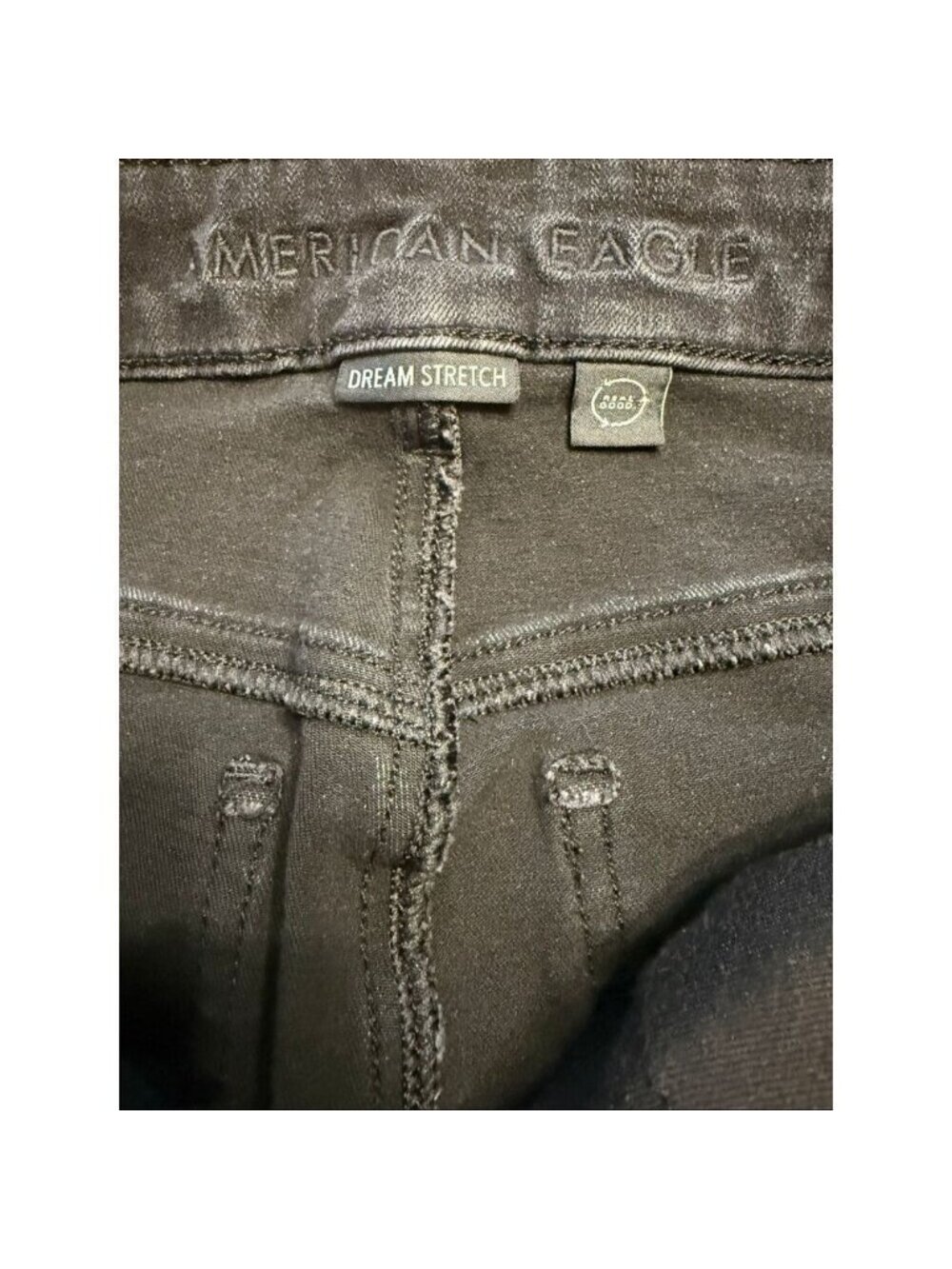 Mid Rise Jegging Dream Stretch Jeans Black Denim Size 6 - Picture 3 of 8
